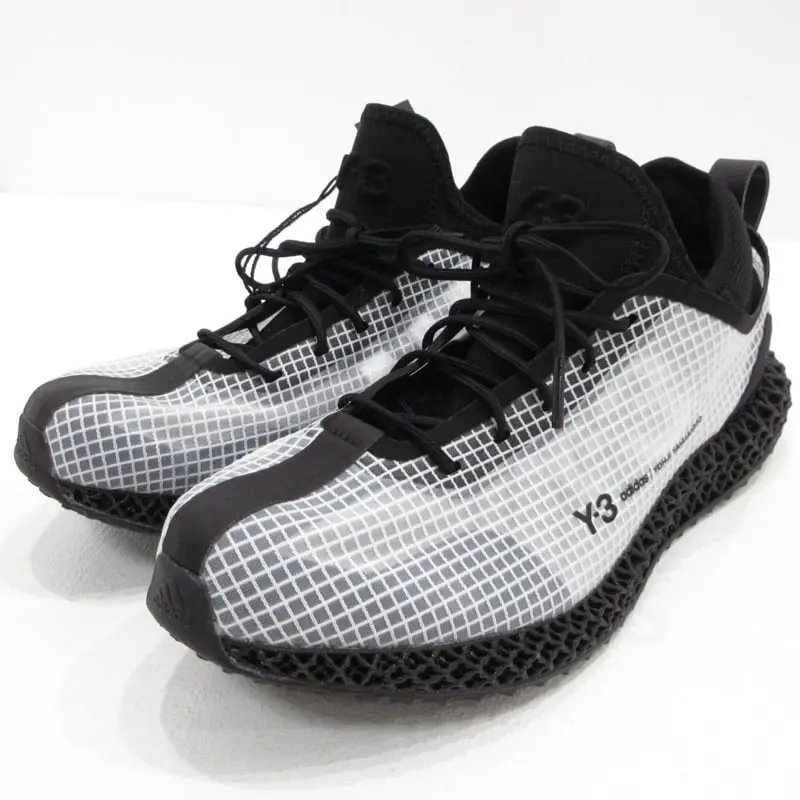 Alternative view of Giày Adidas Y-3 Runner 4D IO 'White Black' FX1059