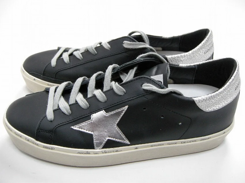 Giày Golden Goose Wmns Hi Star 'Black Silver' GWF00118-F000328-90179 - Ảnh 3