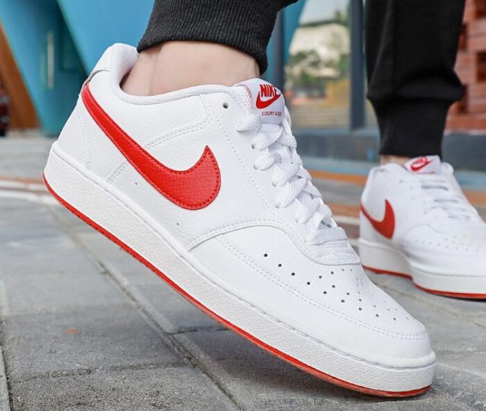 Giày Nike Court Vision Low 'White University Red' CD5463-102 - Ảnh 6