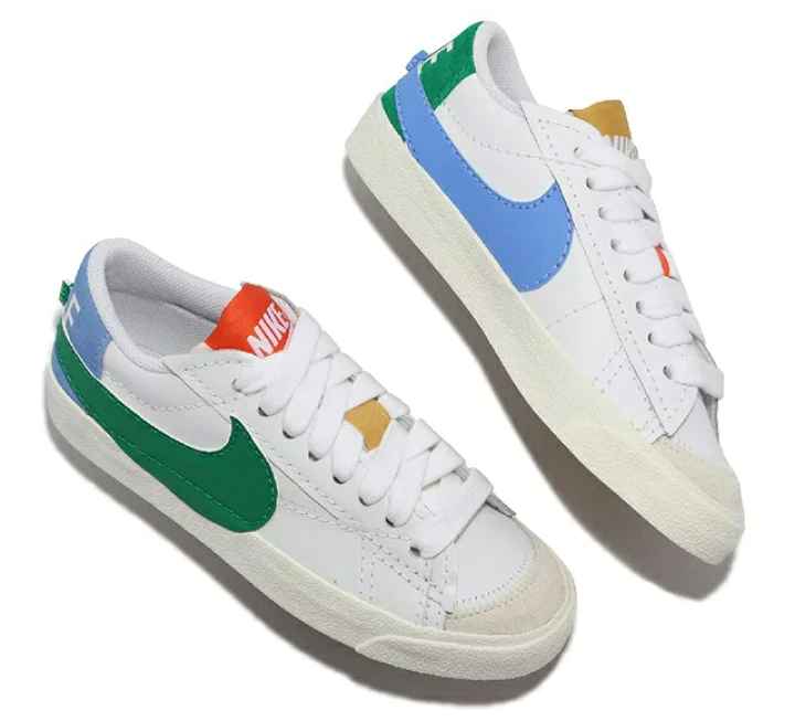 Giày Nike Blazer Low 77 Jumbo 'Mismatch' DQ1470-100 - Ảnh 5