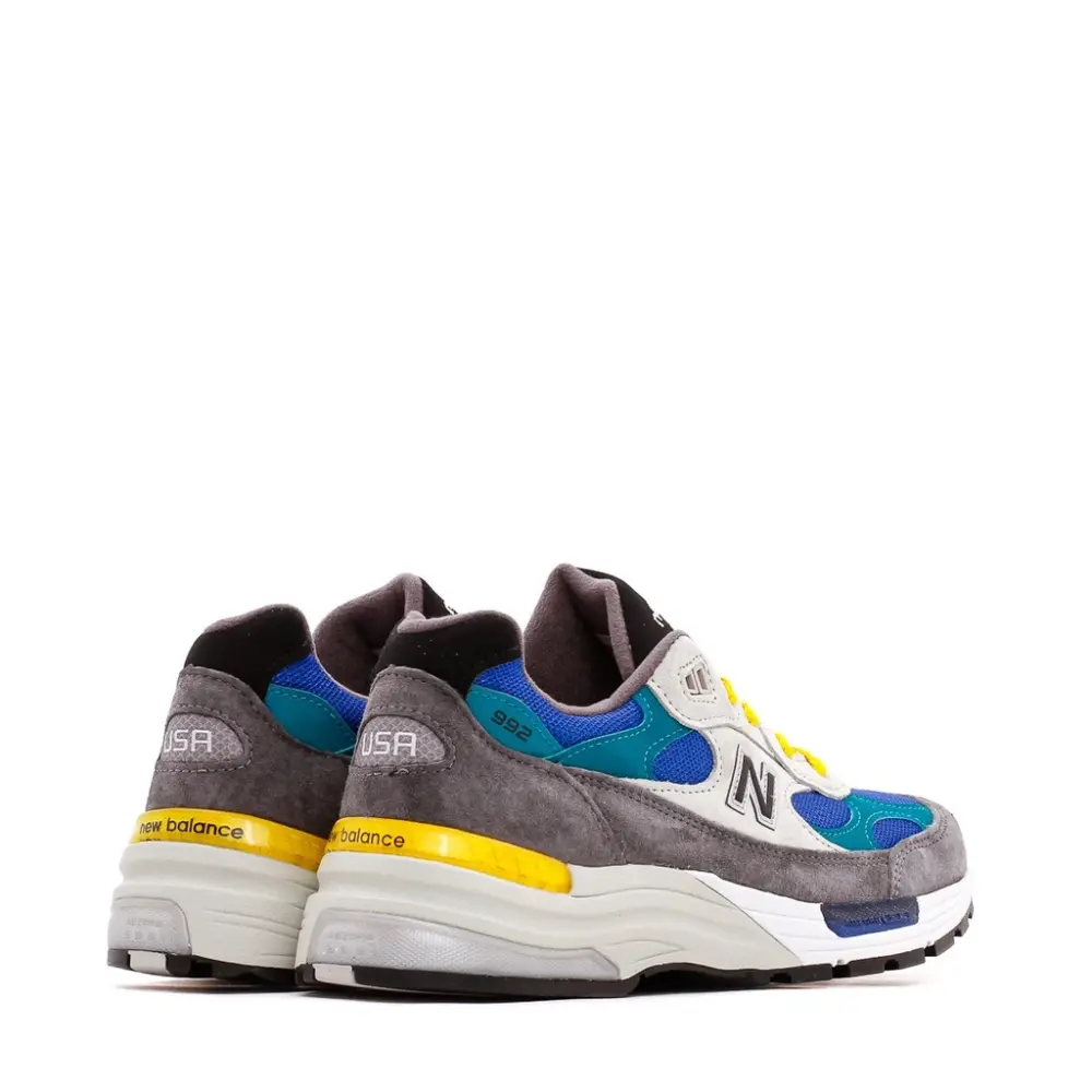 Giày New Balance Billy's x 992 Made in USA 'Grey Blue Teal' M992RR - Ảnh 5