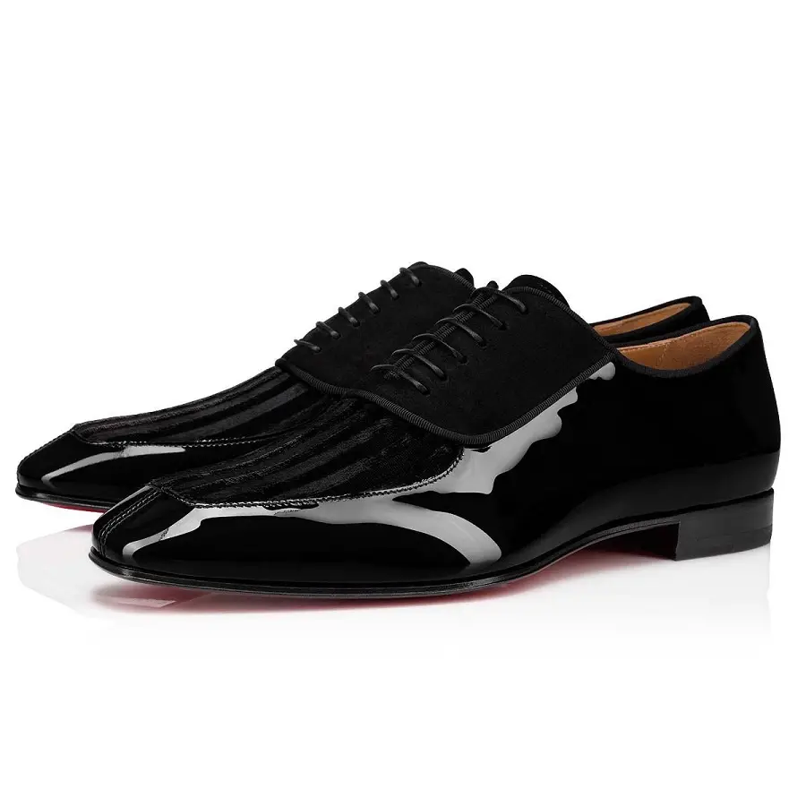 Giày Christian Louboutin Lafitte 'Black' 3220226BK01 - Ảnh 4