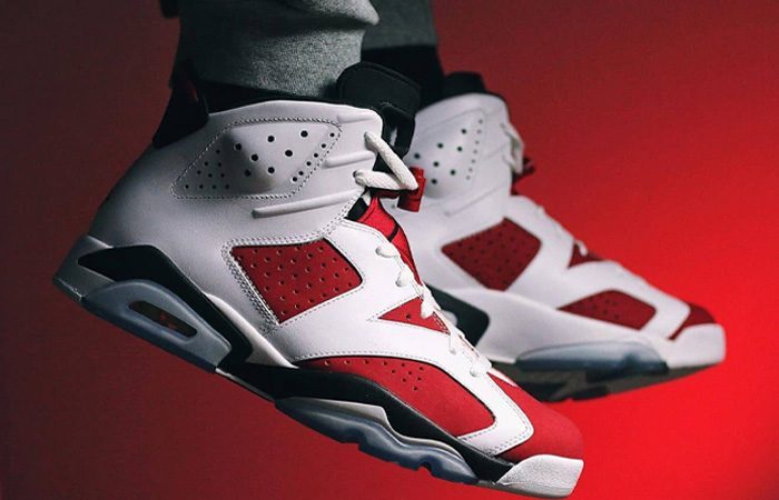 Giày Nike Air Jordan 6 Retro OG 'Carmine' 2021 CT8529-106 - Ảnh 6