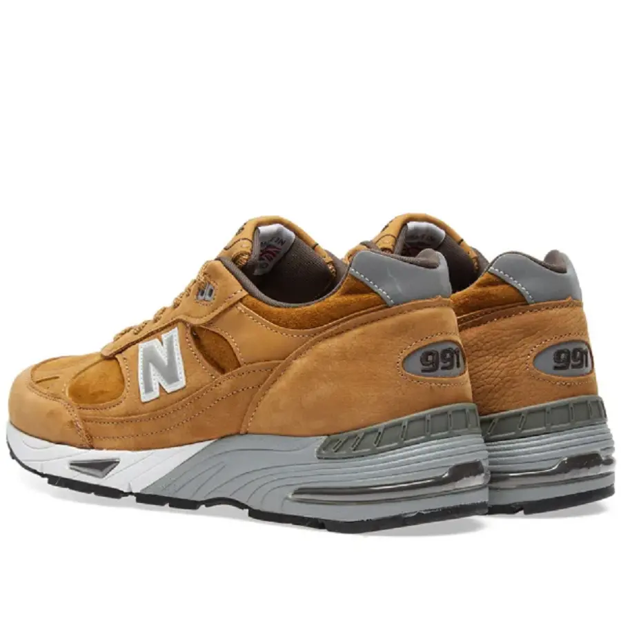 Giày New Balance 991 Made In UK Brown M991PNT - Ảnh 7