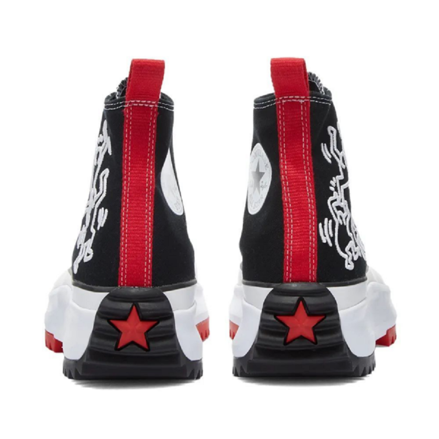 Giày Converse Keith Haring x Run Star Hike 'Black' 171859C - Ảnh 4