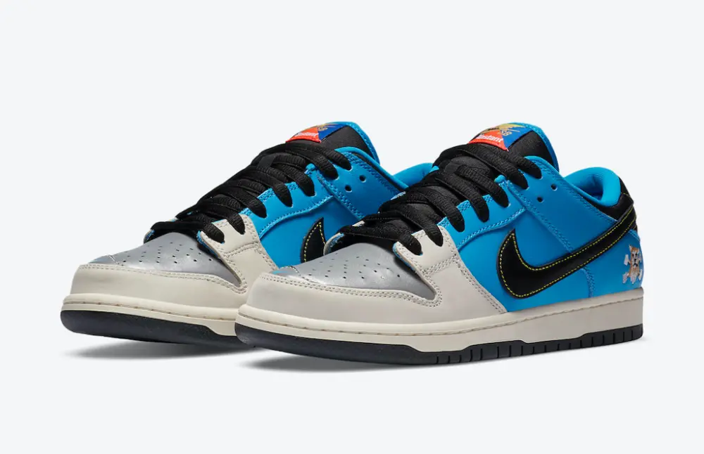 Giày Nike Instant Skateboards x Dunk Low Pro SB QS 'Blue' CZ5128-400 - Ảnh 6