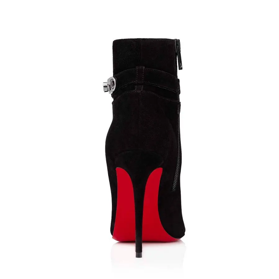 Giày Christian Louboutin Lock So Kate Booty 'Black' 1220361BK01 - Ảnh 5