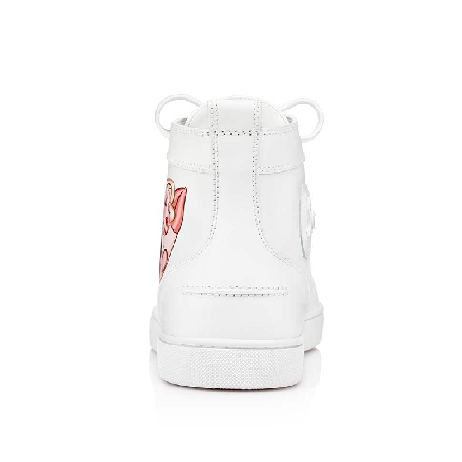 Giày Christian Louboutin Loupin Up 'Bianco' 1220212W414 - Ảnh 2