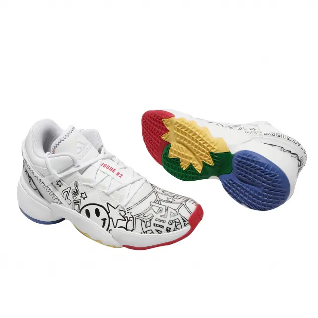 Alternative view of Giày Adidas D.O.N. Issue #2 Big Kids 'Determination Over Negativity' G57969