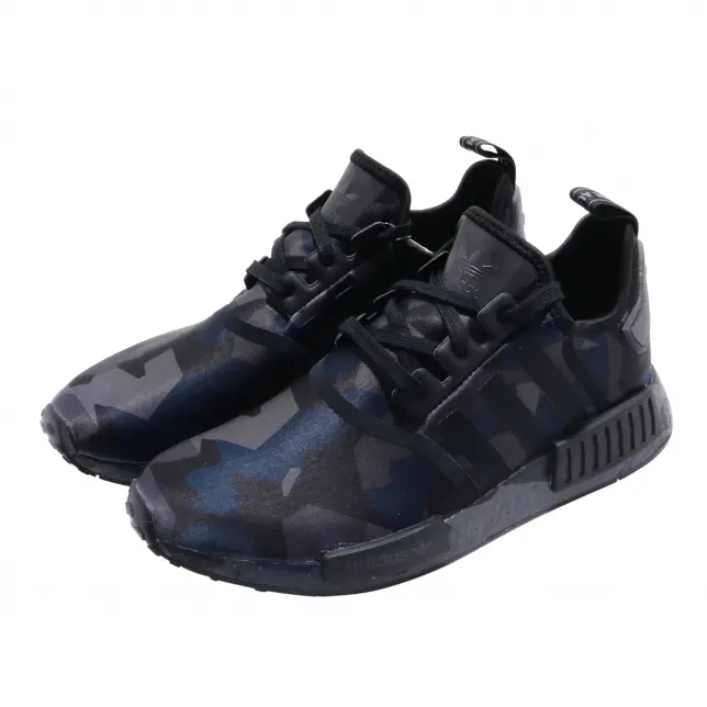 Alternative view of Giày Adidas NMD R1 'Fractal Camo - Black' EF4263