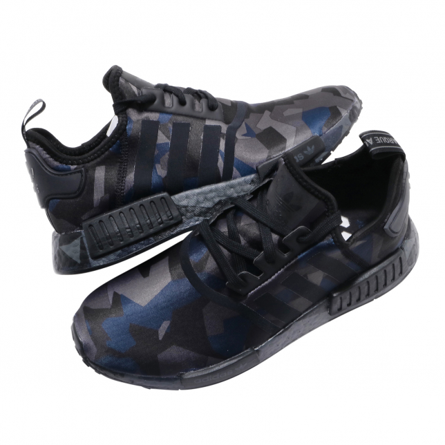 Giày Adidas NMD R1 'Fractal Camo - Black' EF4263 - Ảnh 4