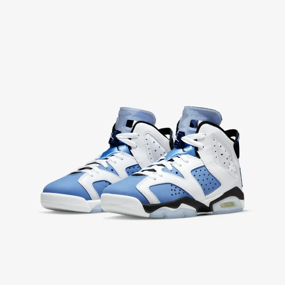 Giày Nike Air Jordan 6 Retro GS 'University Blue' 384665-410 - Ảnh 5
