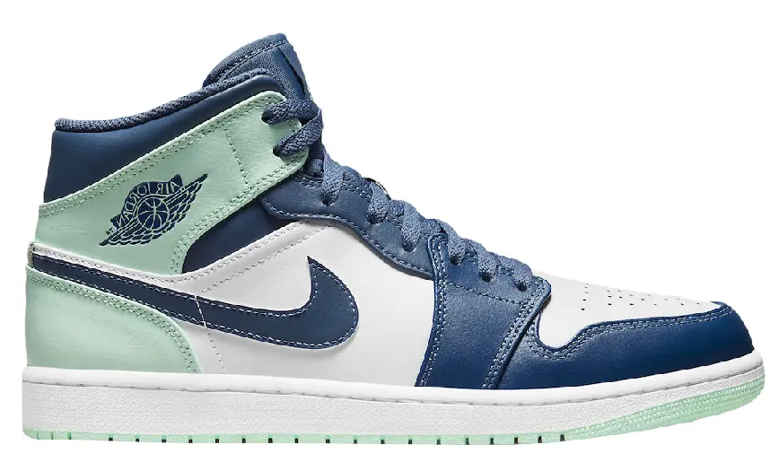 Giày Nike Air Jordan 1 Mid “Blue Mint” 554724-413