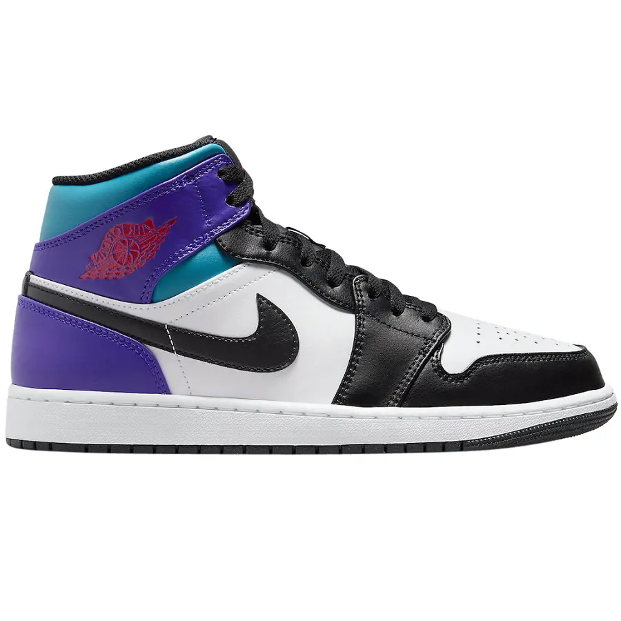 Giày Nike Air Jordan 1 Mid 'Teal Purple' DQ8426-154
