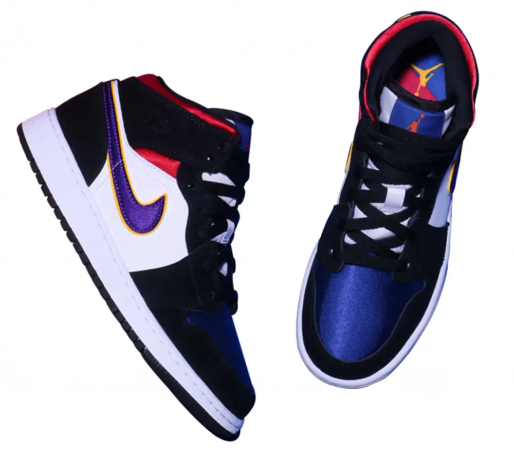 Giày Nike Air Jordan 1 Mid SE GS 'Rivals' BQ6931-005 - Ảnh 5