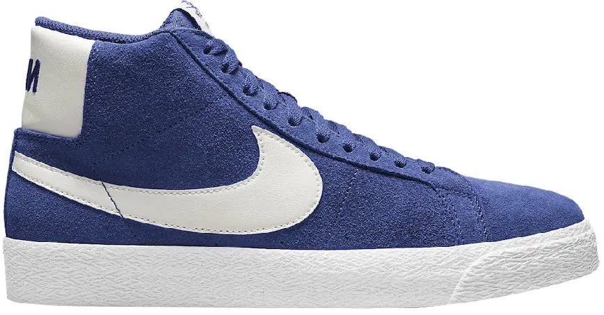 Giày Nike SB Blazer Mid Blue Suede 864349-403