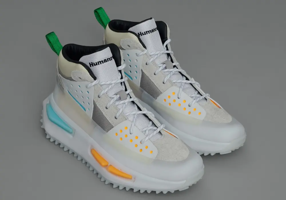 Giày Adidas HU NMD S1 RYAT Pharrell 'Core White' GV6640 - Ảnh 7