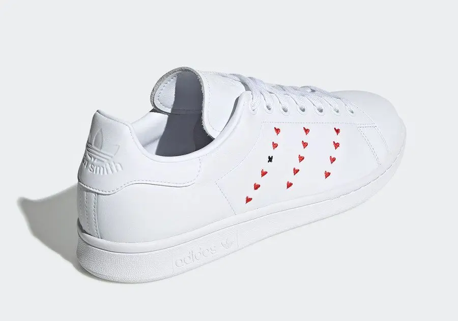 Giày Adidas Stan Smith Heart EG5811 - Ảnh 5