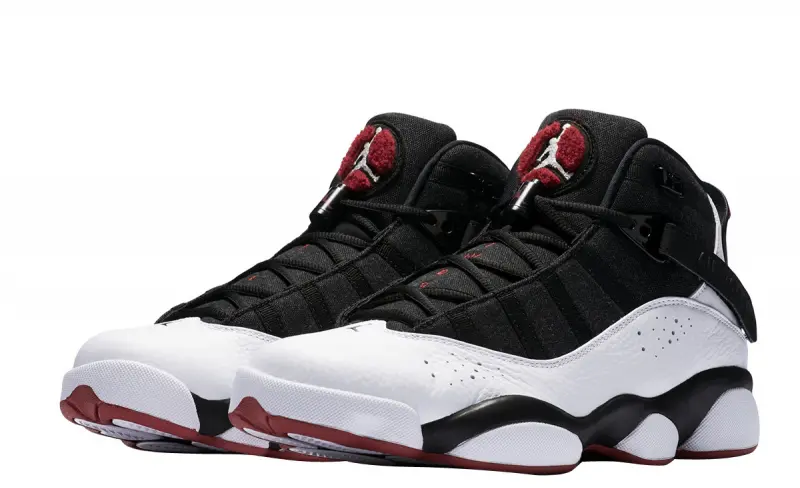 Giày Nike Jordan 6 Rings Black White Red 322992-012 - Ảnh 5