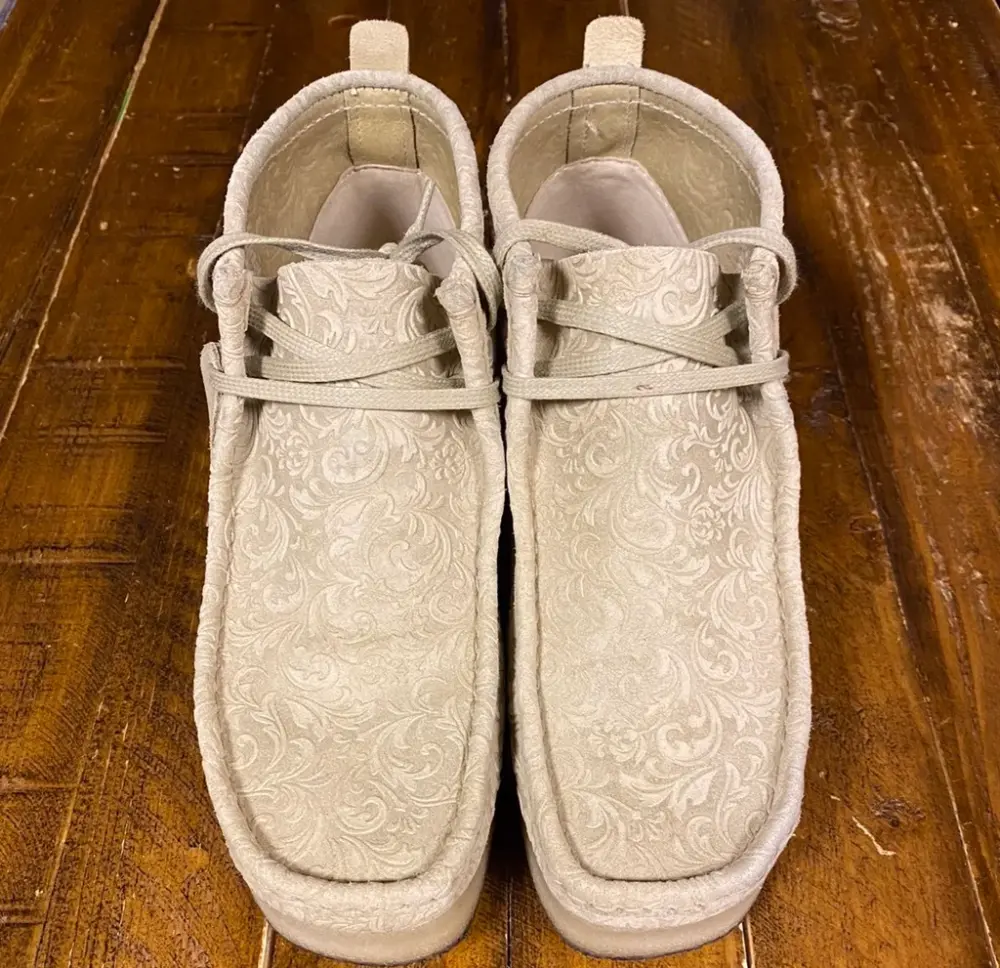 Giày Clarks x END Wallabee Boots 'Maple Floral' 261-63445 - Ảnh 3