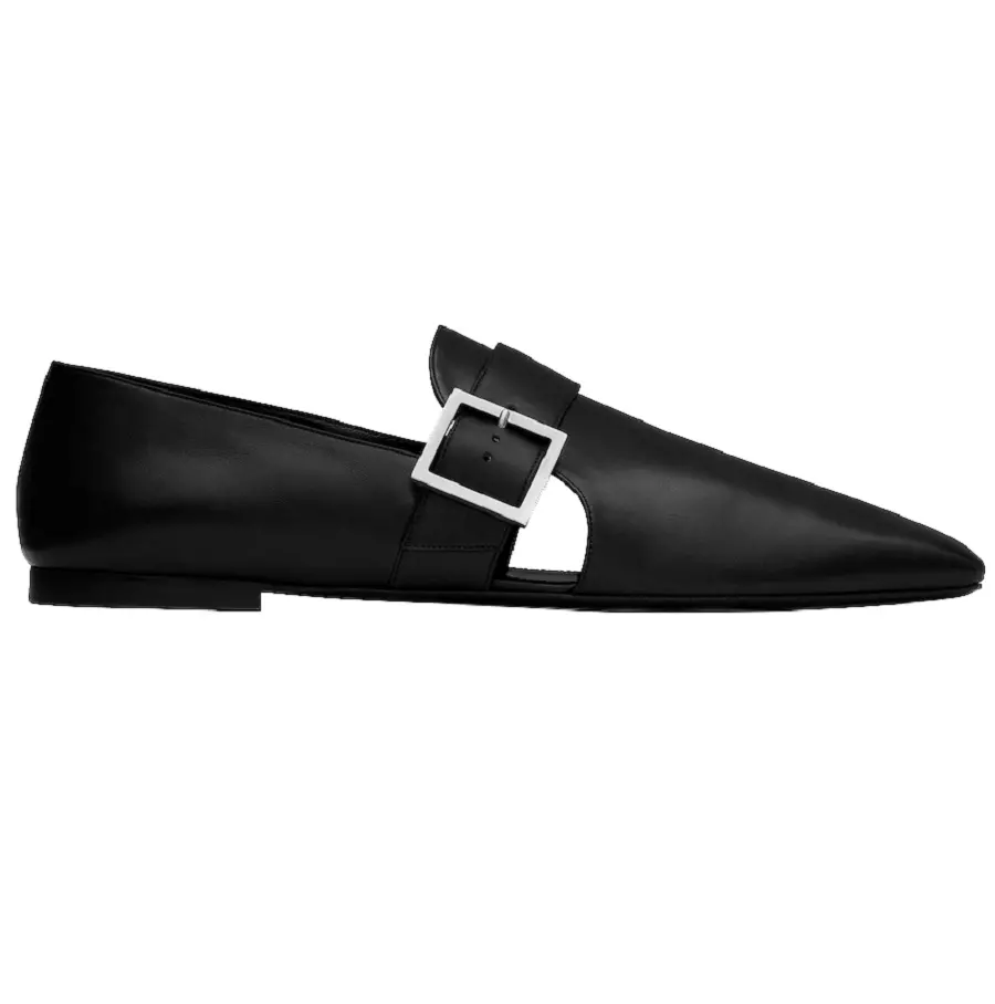 Giày Saint Laurent Tristan Slippers 'Black' 760485AACQW1000