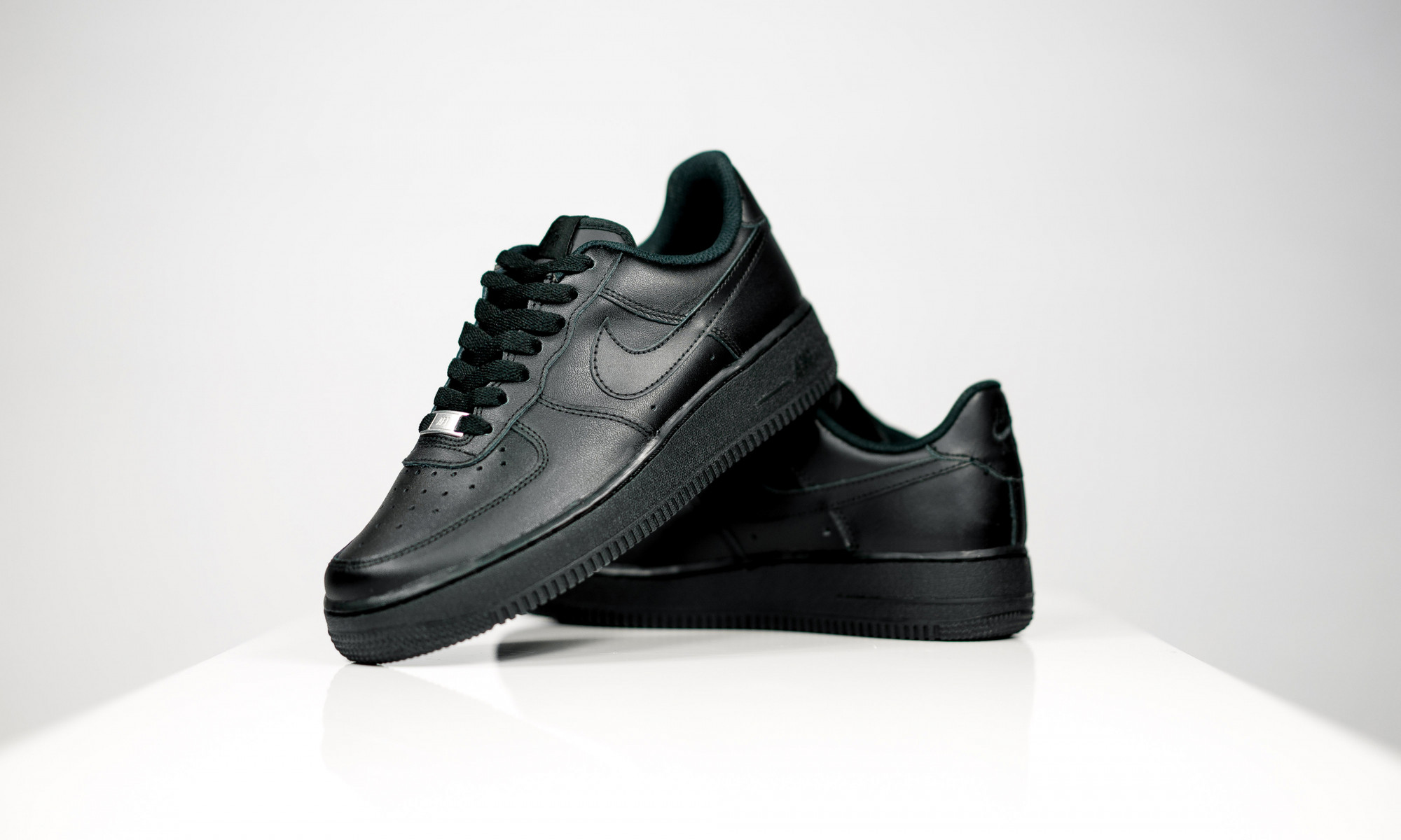 Giày Nike Wmns Air Force 1 '07 'Black' 315115-038 - Ảnh 4