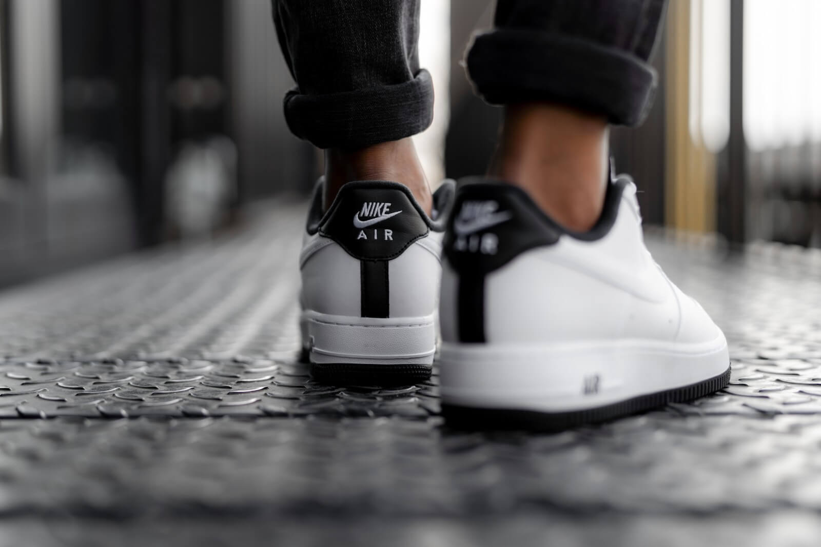 Giày Nike Air Force 1 '07 'White Black' CD0884-100 - Ảnh 4