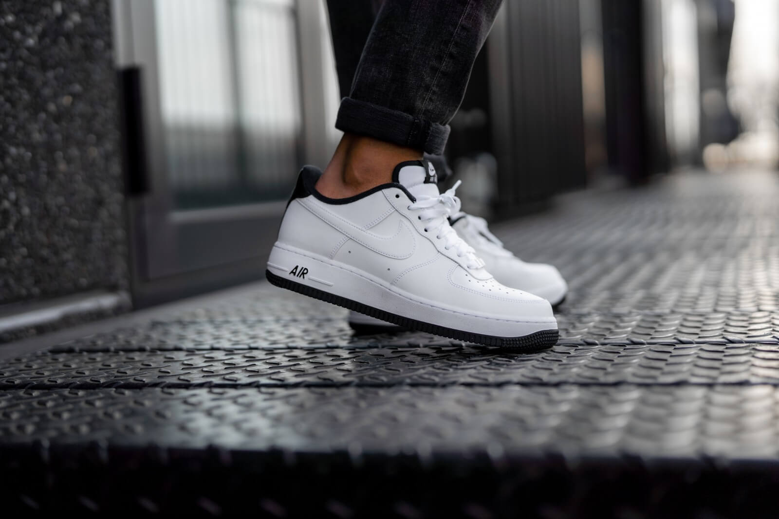 Giày Nike Air Force 1 '07 'White Black' CD0884-100 - Ảnh 3