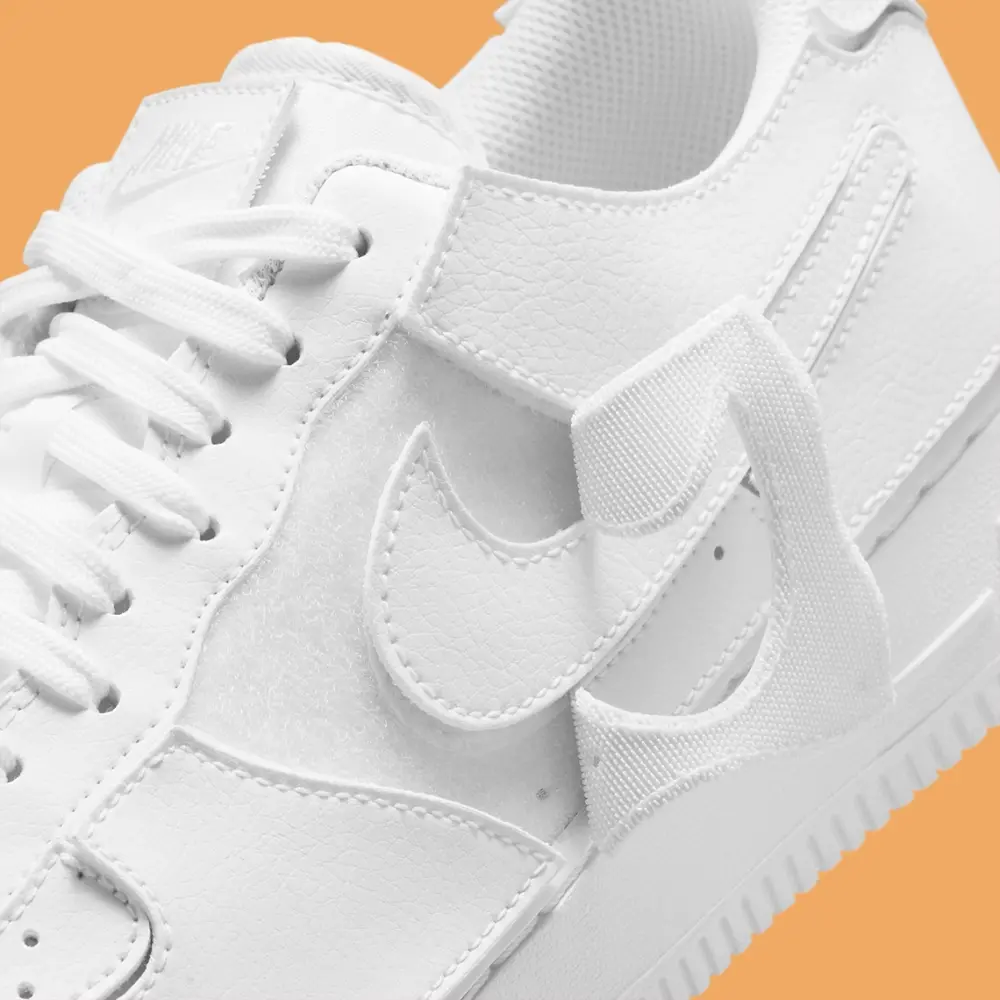 Giày Nike Air Force 1/1 'White Black' CV1758-100 - Ảnh 4