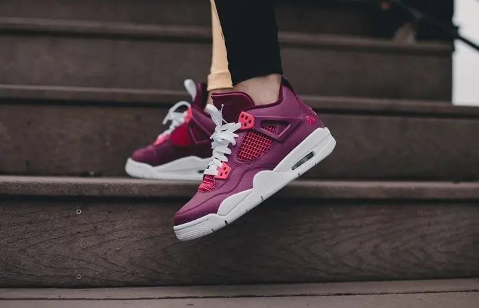 Alternative view of Giày Nike Air Jordan 4 'True Berry Valentine's Day' 487724-661