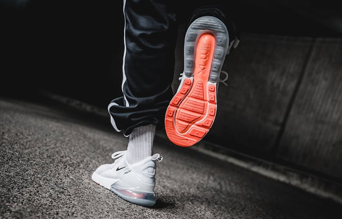 Giày Nike Air Max 270 'White Black Total Orange' AH8050-106 - Ảnh 5