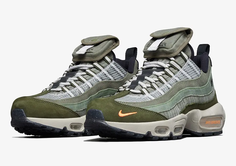Alternative view of Giày Nike Air Max 95 SE 'Medium Olive' DD5365-222