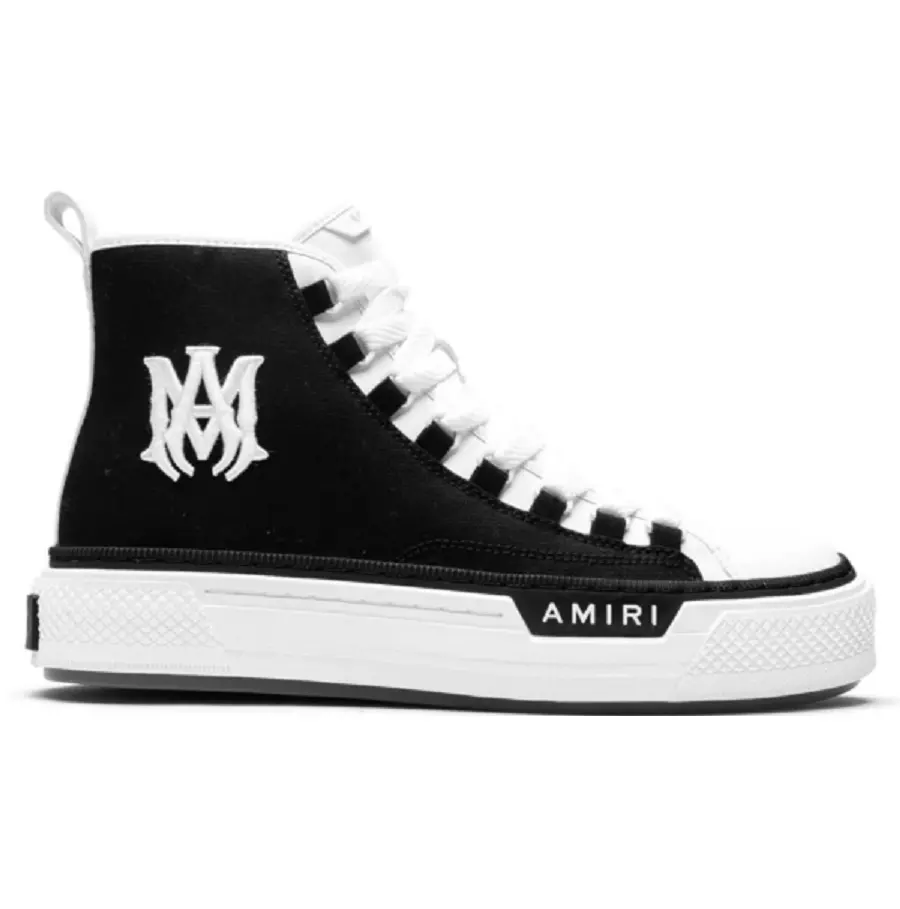 Giày Amiri Court Hi ‘Black White’ PS23MFS015-004