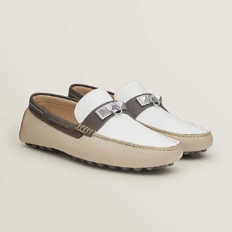 Giày Hermes Irving Loafer ‘Multicolore’ H212927ZHMG410 - Ảnh 3