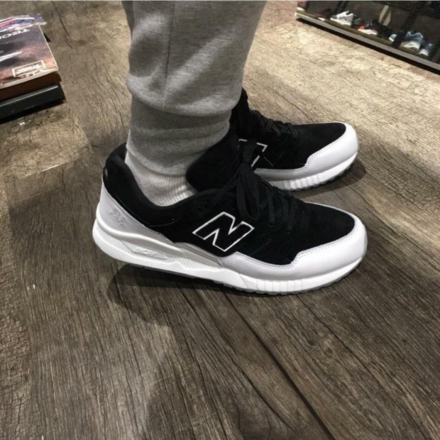 Giày New Balance 530 Suede 'Black' M530CBA - Ảnh 5