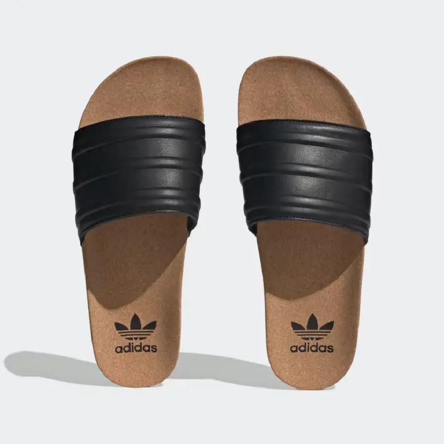 Alternative view of Dép Adidas Adilette Premium 'Black Cork' HQ1998