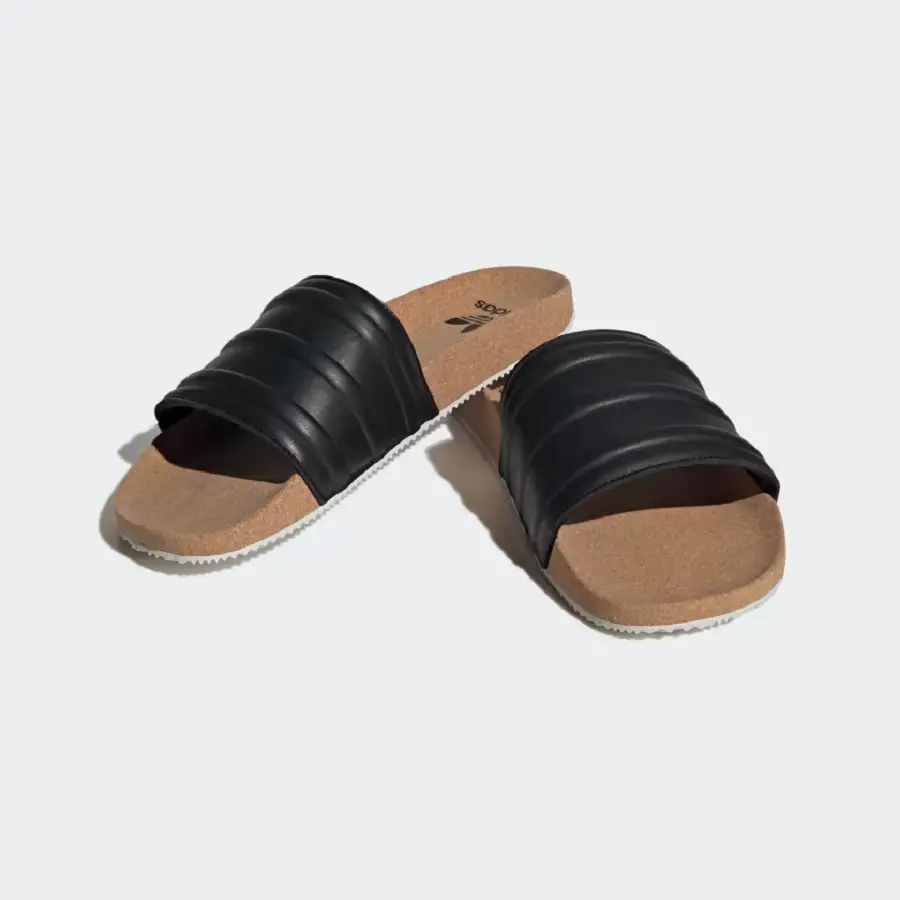 Dép Adidas Adilette Premium 'Black Cork' HQ1998 - Ảnh 4