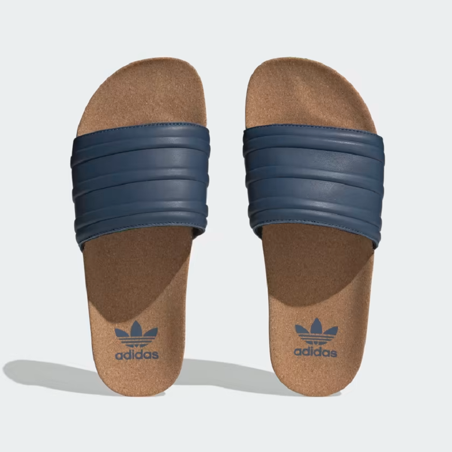 Dép Adidas Adilette Premium 'Navy Cork' GZ0061 - Ảnh 2