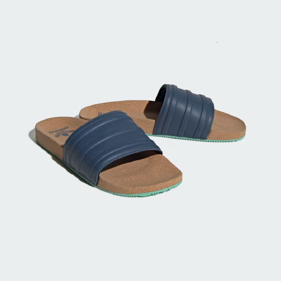 Dép Adidas Adilette Premium 'Navy Cork' GZ0061 - Ảnh 4