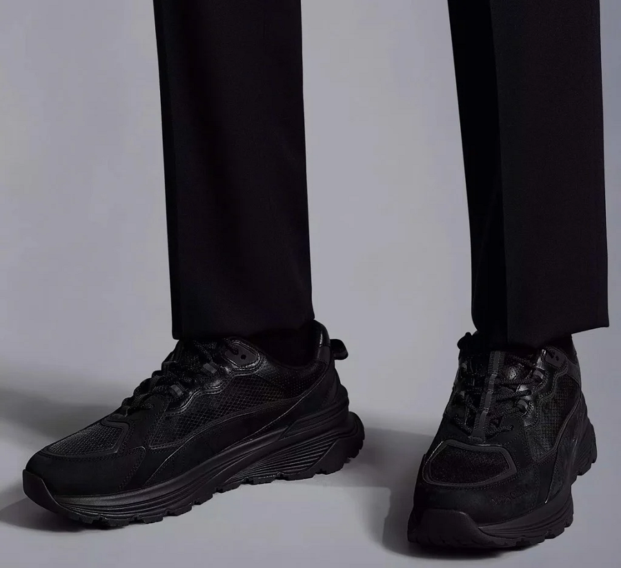 Giày Moncler Lite Runner Low Top Trainers 'Black' H209A4M00070M2055999 - Ảnh 2