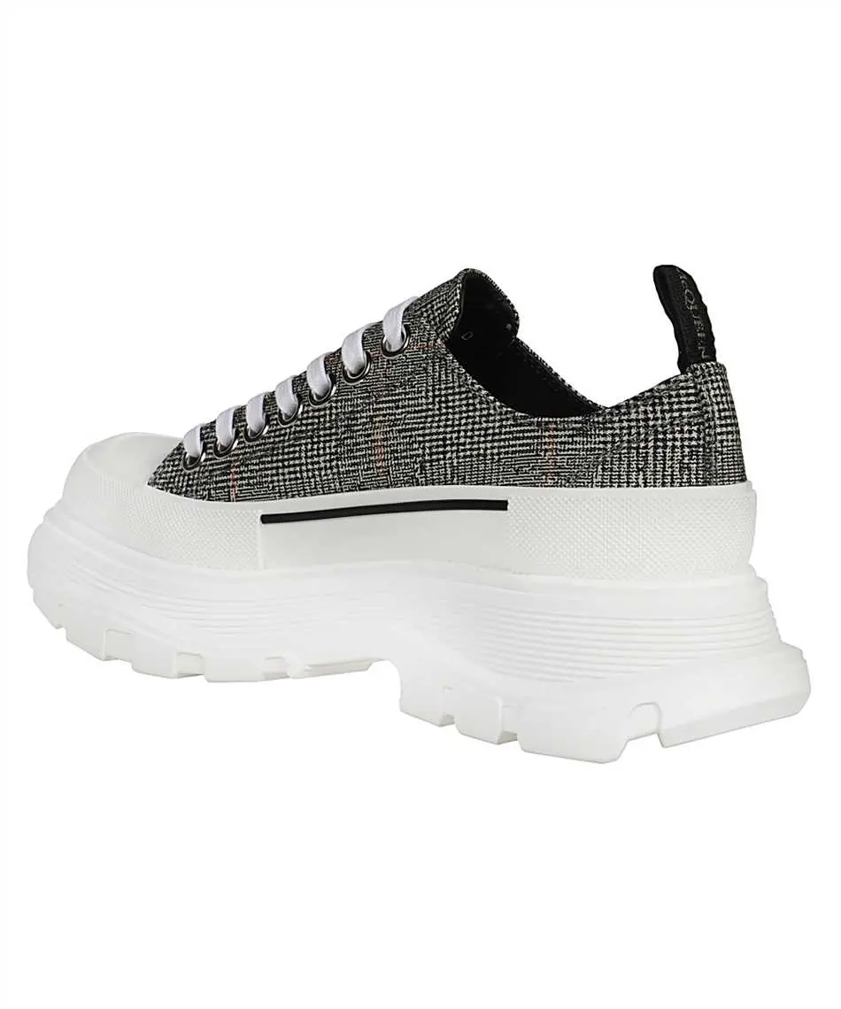 Giày Alexander McQueen Black & Wool Tread Slick Low 650809-W4PE1-1071 - Ảnh 5
