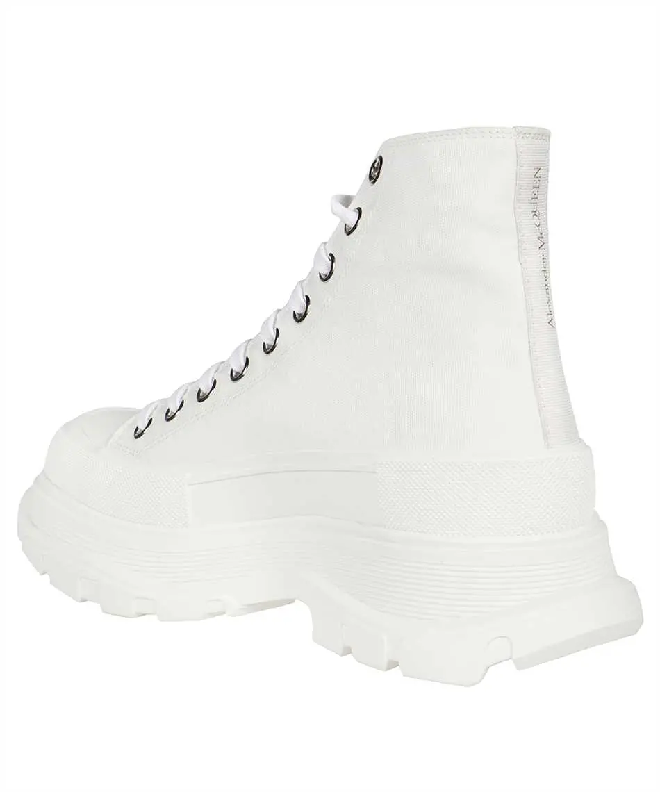 Giày Alexander McQueen Tread Slick Boots 'White' 604254-W4L32-9000 - Ảnh 4