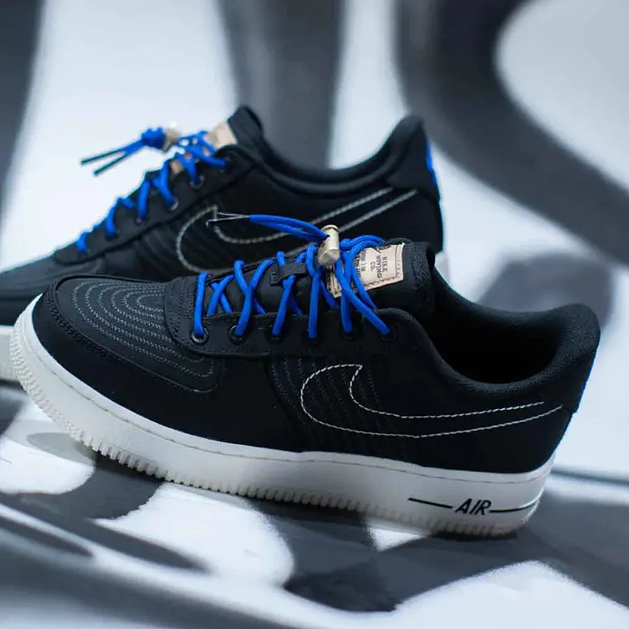 Alternative view of Giày Nike Air Force 1 LV8 3 GS 'Black' DV1622-001