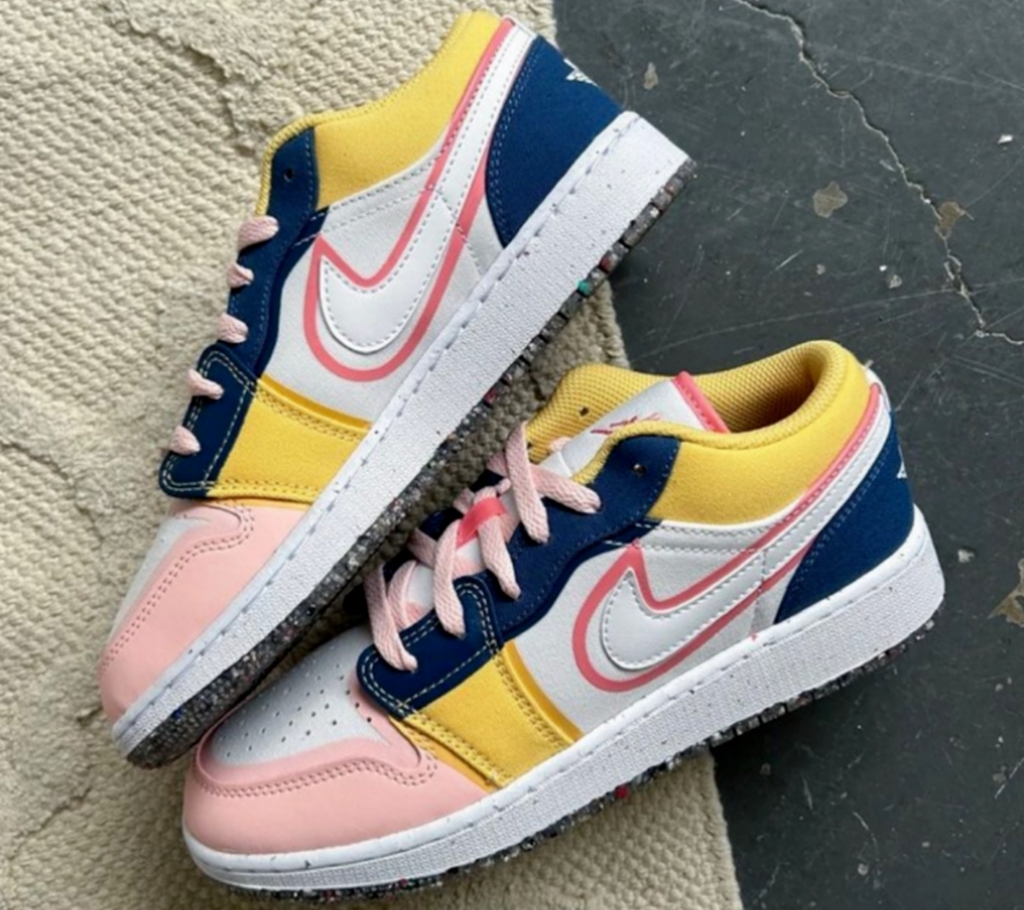 Giày Nike Air Jordan 1 Low SE ‘Coral Pink’ DV1323-100 - Ảnh 4
