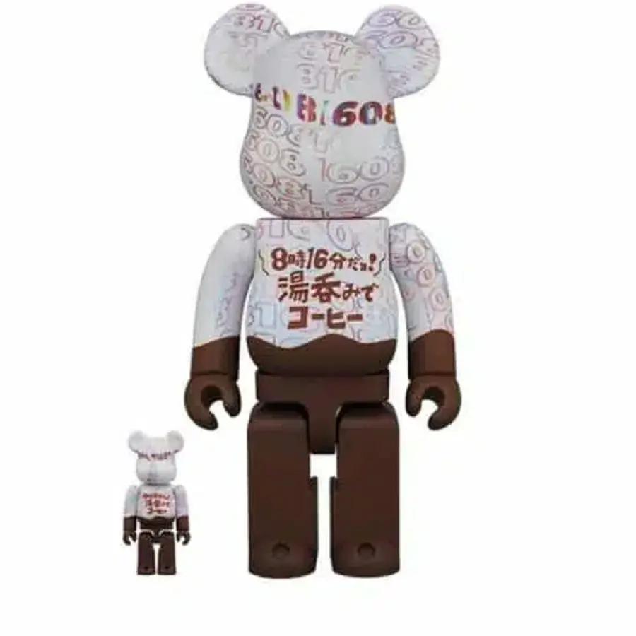 Mô Hình Bearbrick It's 8:16 Coffee in a Cup of tea 100% & 400%