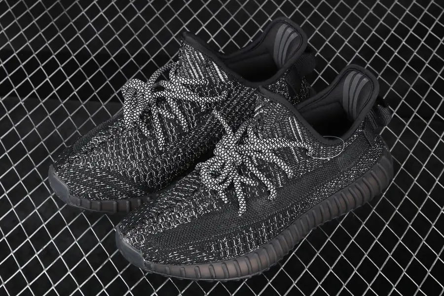 Giày Adidas Yeezy Boost 350 V2 'Black Reflective' FU9007 - Ảnh 4