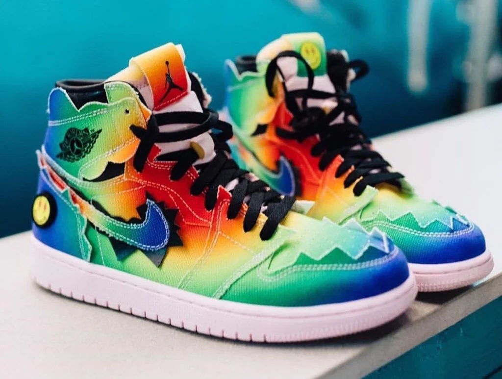 Giày Nike Air Jordan 1 Retro High 'J Balvin' DC3481-900 - Ảnh 2