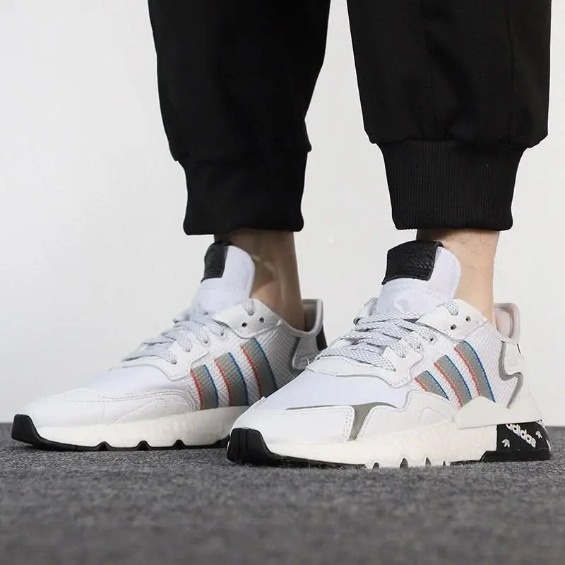 Giày Adidas Originals Nite Jogger 'White Black' H01719 - Ảnh 4