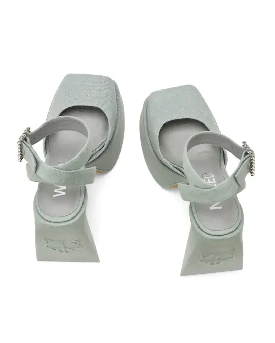 Giày cao gót Naked Wolfe JACKIE 'LIGHT DENIM' - Ảnh 5