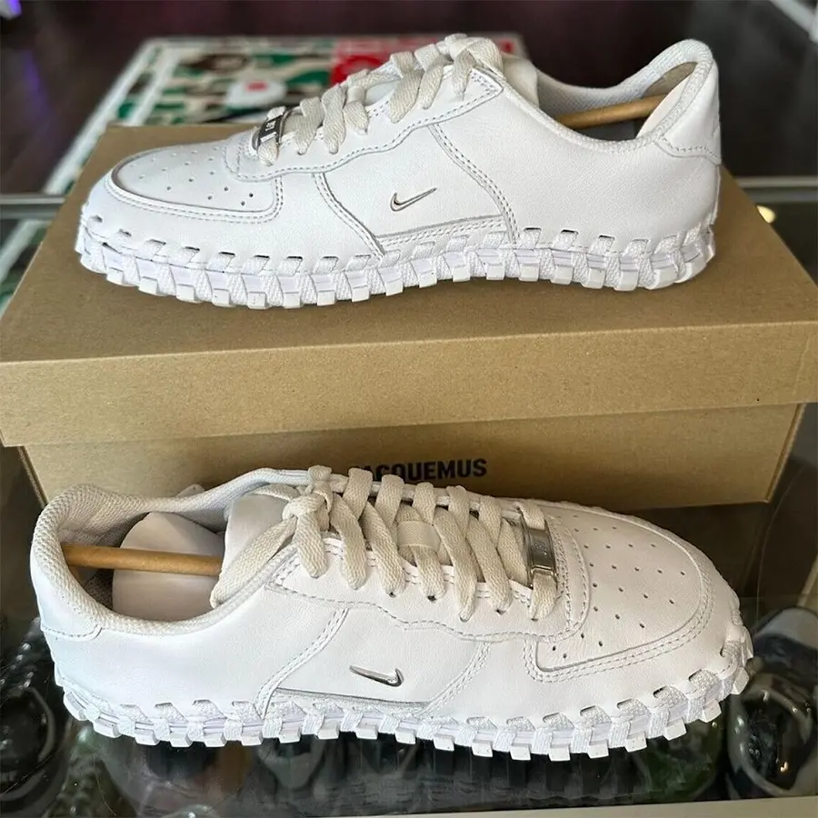 Giày Nike J Force 1 Low LX Jacquemus White DR0424-100 - Ảnh 4